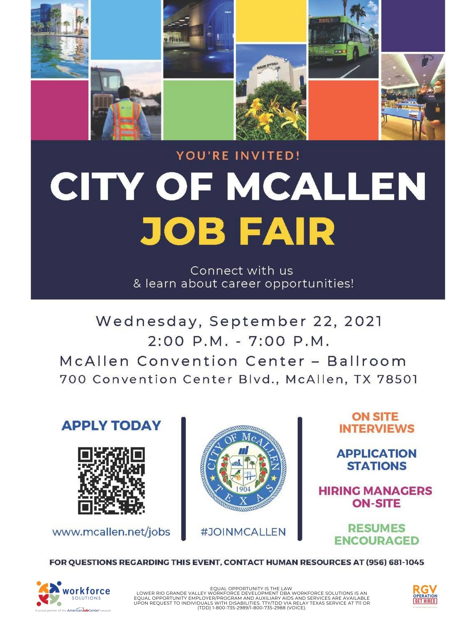 Workforce Solutions City of McAllen Job Fair