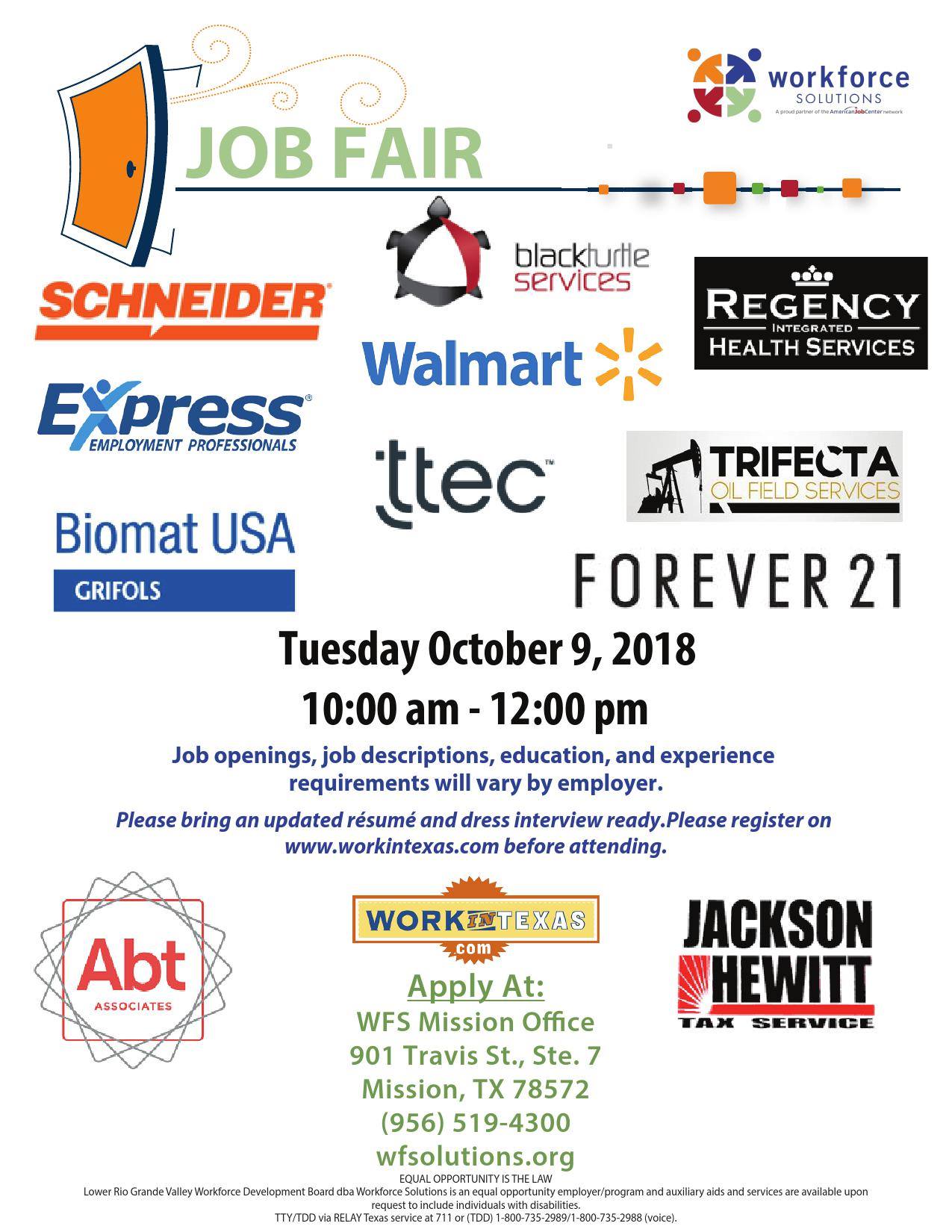 Workforce Solutions - Job Fair