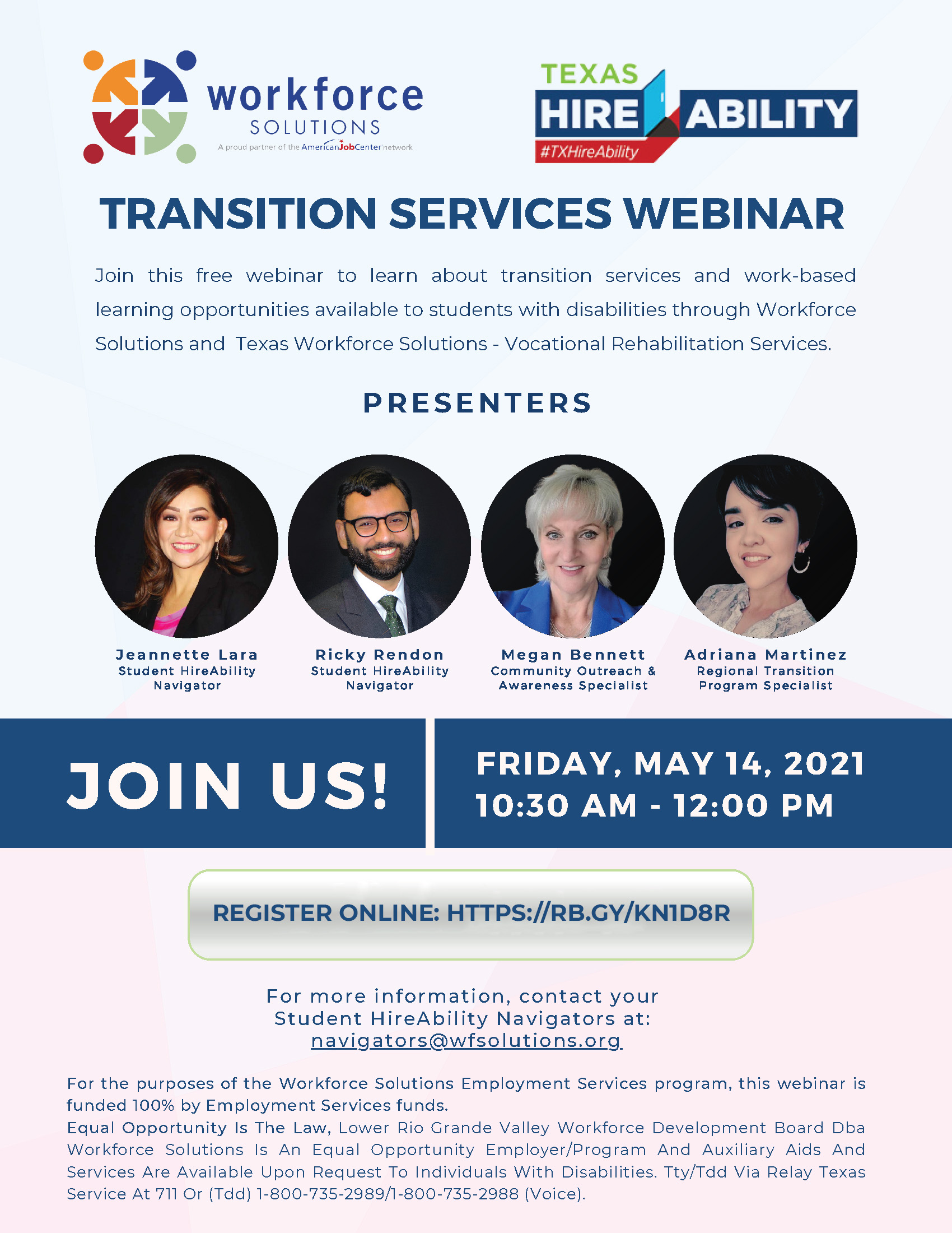 Transition Services Webinar 5.14.21